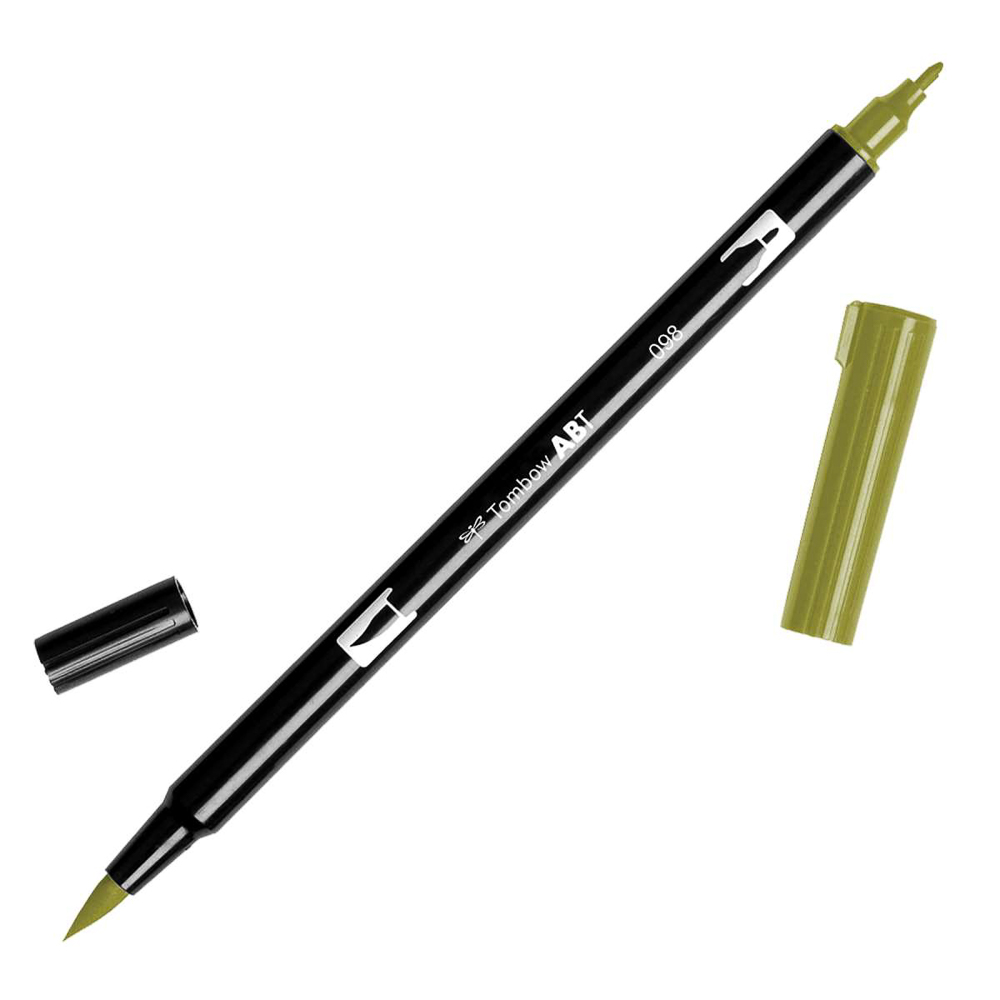 MARCADOR TOMBOW PINCEL-FINO 098 AGUACATE