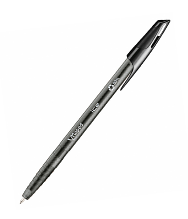 BOLIGRAFO BALL PEN MAPED 224435 ICE ESSENTIALS PUNTO MEDIANO NEGRO