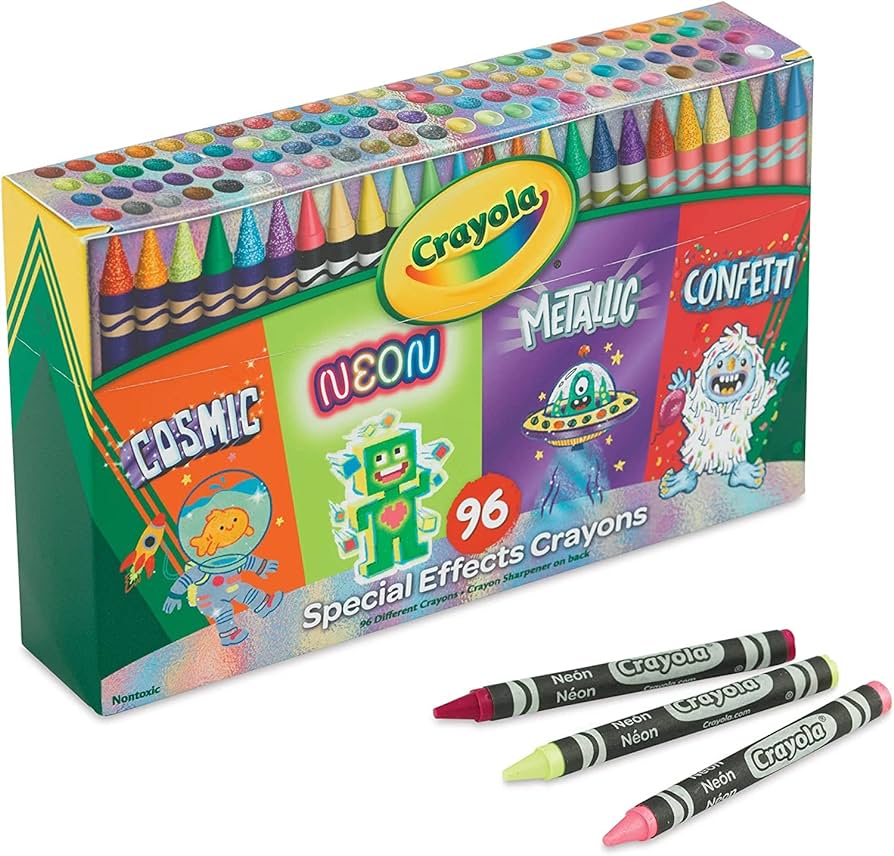 CRAYOLA CRAYON DE CERA 96U. EDIC. LIMITADA