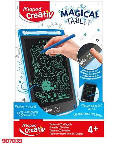 JUGUETE EDUCATIVO MAPED CREATIV 907039 MAGICAL TABLET BORRABLE AZUL-NEGRO