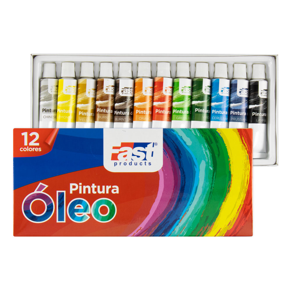 OLEO EN TUBO FAST ESTUCHE12 COLORES