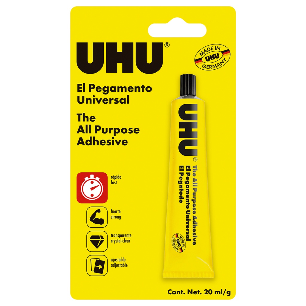 PEGAMENTO UHU UNIVERSAL 20 ML