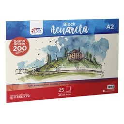 [17316-A2] BLOCK ACUARELA FAST 25H. 200GR. G. GRUESO A-2