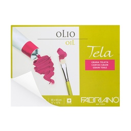 [54017] BLOCK OLEO FABRIANO 68003040 10H. 300GR. TELA 12X16