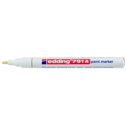 [06163-BLANCO] MARCADOR METALICO EDDING 791 P/MEDIANA BLANCO