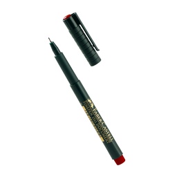 [00485-ROJO] MARCADOR PUNTO RAPIDOGRAFO FABER CASTELL 1511-21 ROJO 