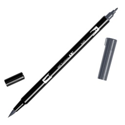 [14489-N45] MARCADOR TOMBOW PINCEL-FINO N45 GRIS FRIO 10