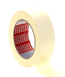 [03204030] CINTA ADHESIVA MASKING TESA 25M X 36MM 1 1/2 PULGADA COLOR HUESO 
