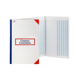 [00289-CTAS.CTES.] CUADERNO PRACTICA CONTABILIDAD FAST CTAS CTES 20 HOJAS DE 3 COLUMNAS (24)