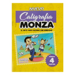 [12355-4] CUADERNO DE CALIGRAFIA MONZA # 4