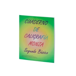 [12355-8] CUADERNO DE CALIGRAFIA MONZA SEGUNDO BASICO 