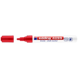 [05471-2] MARCADOR P/VIDRIO EDDING 4095-2 P/REDONDA ROJO