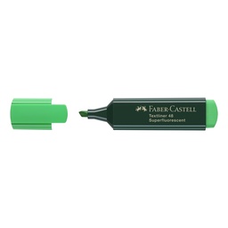 [01157-VERDE] MARCADOR RESALTADOR FABER CASTELL 48-63 VERDE