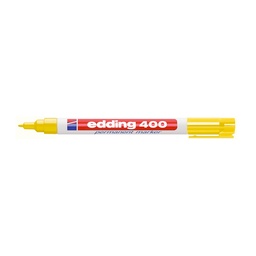 [07939-AMARILLO] MARCADOR PERMANENTE EDDING 400 P/FINA AMARILLO