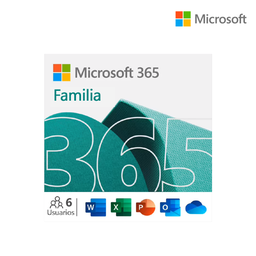 LICENCIA DE MICROSOFT OFFICE 365 FAMILIA ESD 1 AÑO