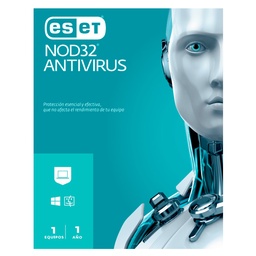 [ENABX-ME1-1PTP] LICENCIA ESSET NOD32 ANTIVIRUS 1 DISPOSITIVO MAESTRO ESTUDIANTE 1 AÑO