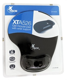 MOUSE PAD XTECH  WITH WRIST PILLOW BLACK XTA-526