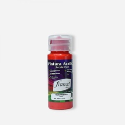 [18010] PINTURA ACRILICA 60 ML. 010 ROJO PRIMARIO FRANCO ARTE