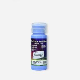 [18018] PINTURA ACRILICA 60 ML. 018 AZUL VIOLETA FRANCO ARTE