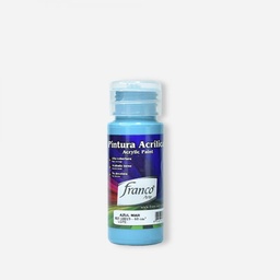 [18019] PINTURA ACRILICA 60 ML. 019 AZUL MAR FRANCO ARTE