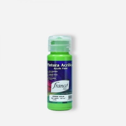 [18095] PINTURA ACRILICA 60 ML. 095 VERDE HOJA FRANCO ARTE