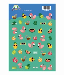 [6290A] STICKERS INDIVIDUAL FLAMINGO - TORTOLITAS