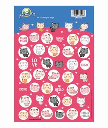 [5088B] STICKERS INDIVIDUAL GATITAS