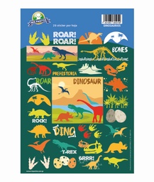 [5019B] STICKERS INDIVIDUAL DINOSARIOS - DEPORTES