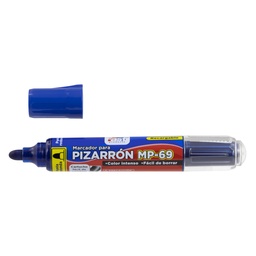 [16986-AZUL] MARCADOR FAST PIZARRA MP-69 RECARGABLE BX1 AZUL