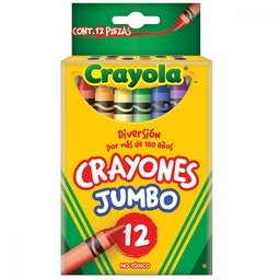 [CM520312] CRAYOLA CRAYON DE CERA JUMBO 12 COLORES