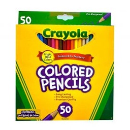 [C684050] CRAYOLA CRAYON DE MADERA LARGO 50 CLS.