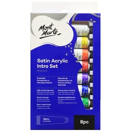 [MM0181] MONT MARTE PREMIUM PINTURA ACRILICA SATINADA 18ML 8 COL