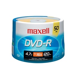 [A001660] DVD-R MAXELL TORRE X 50 BULK 4.7GB DE 120MIN (10)