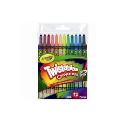 CRAYON TWISTABLE CRAYOLA 12 COLORES NO MAS SACAPUNTAS