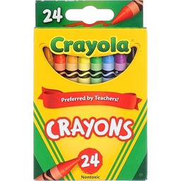 [CM523024] CRAYOLA CRAYON CERA 24 COLORES STANDARD