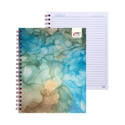 [18902] CUADERNO DOBLE ANILLO FAST 150H GLITTER (6X4)