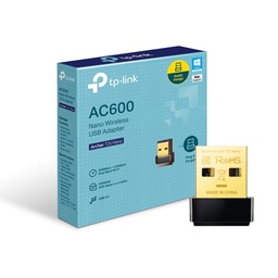 [Archer T2U Nano] ADAPTADOR DE RED USB A WI-FI TP-LINK ARCHER T2U NANO AC600 DOBLE BANDA 200-433MBPS