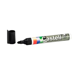 [10587-NEGRO] MARCADOR DE PIZARRA CASTELL RECARGABLE NEGRO (12X12)